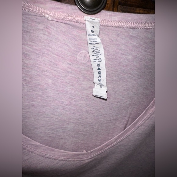 Lululemon Women’s 4 Long Sleeve V-Neck Back In Action Lightweight Pullover - Picture 3 of 6